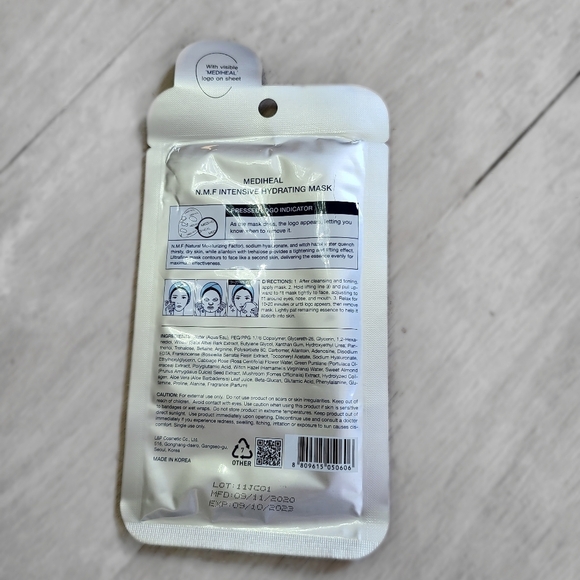 Mediheal intensive hydration face mask with hyaluronic acid - Picture 2 of 2